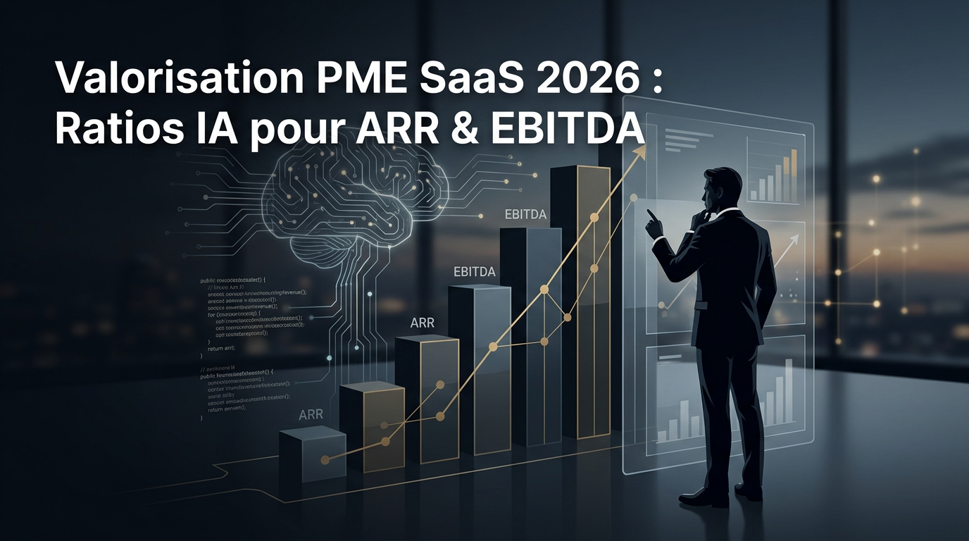 Valorisation PME SaaS 2026 : Ratios IA pour ARR & EBITDA